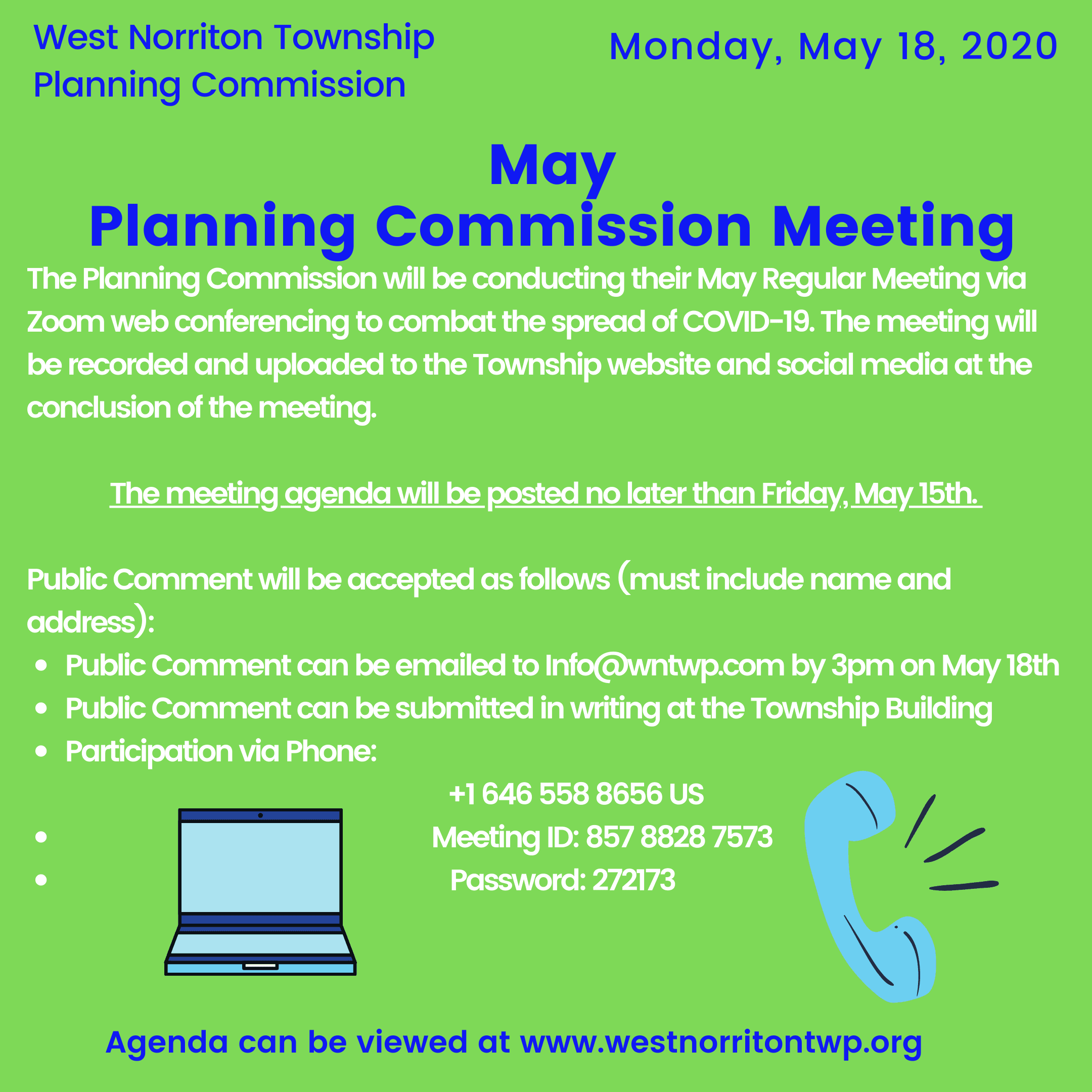 May Planning Commission Meeting