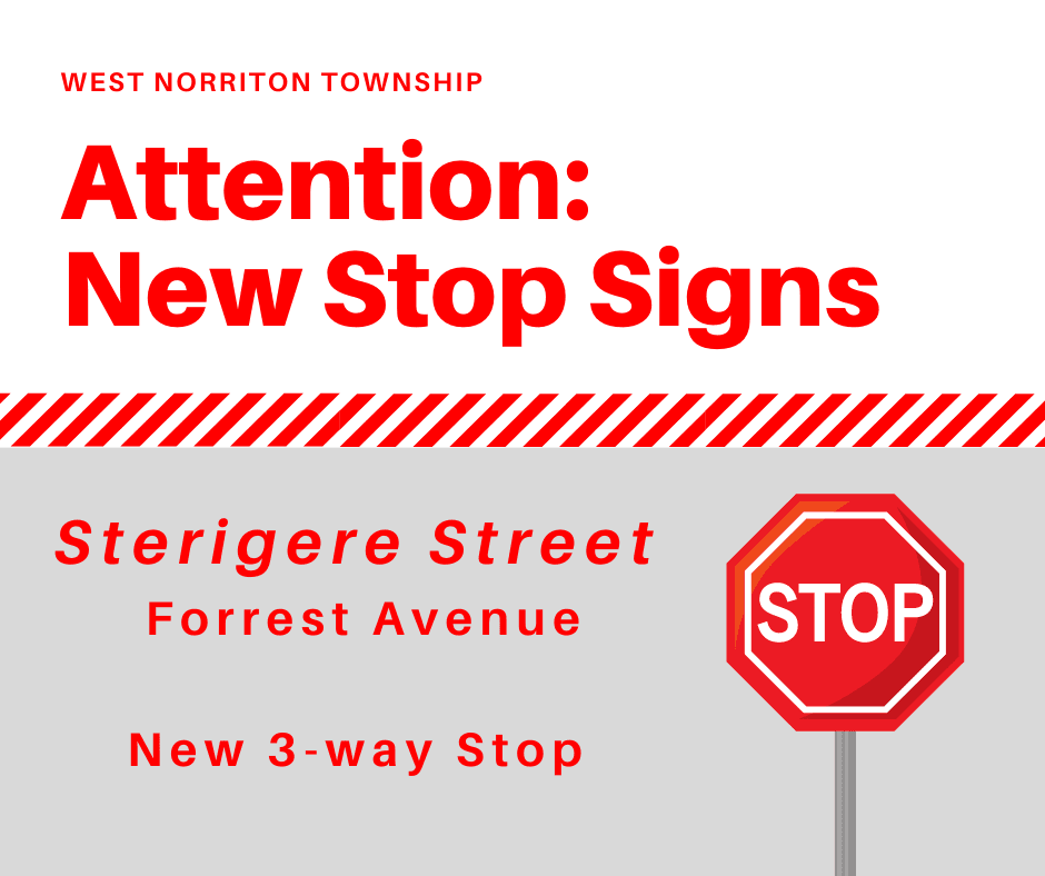 New Stop Signs Sterigere St