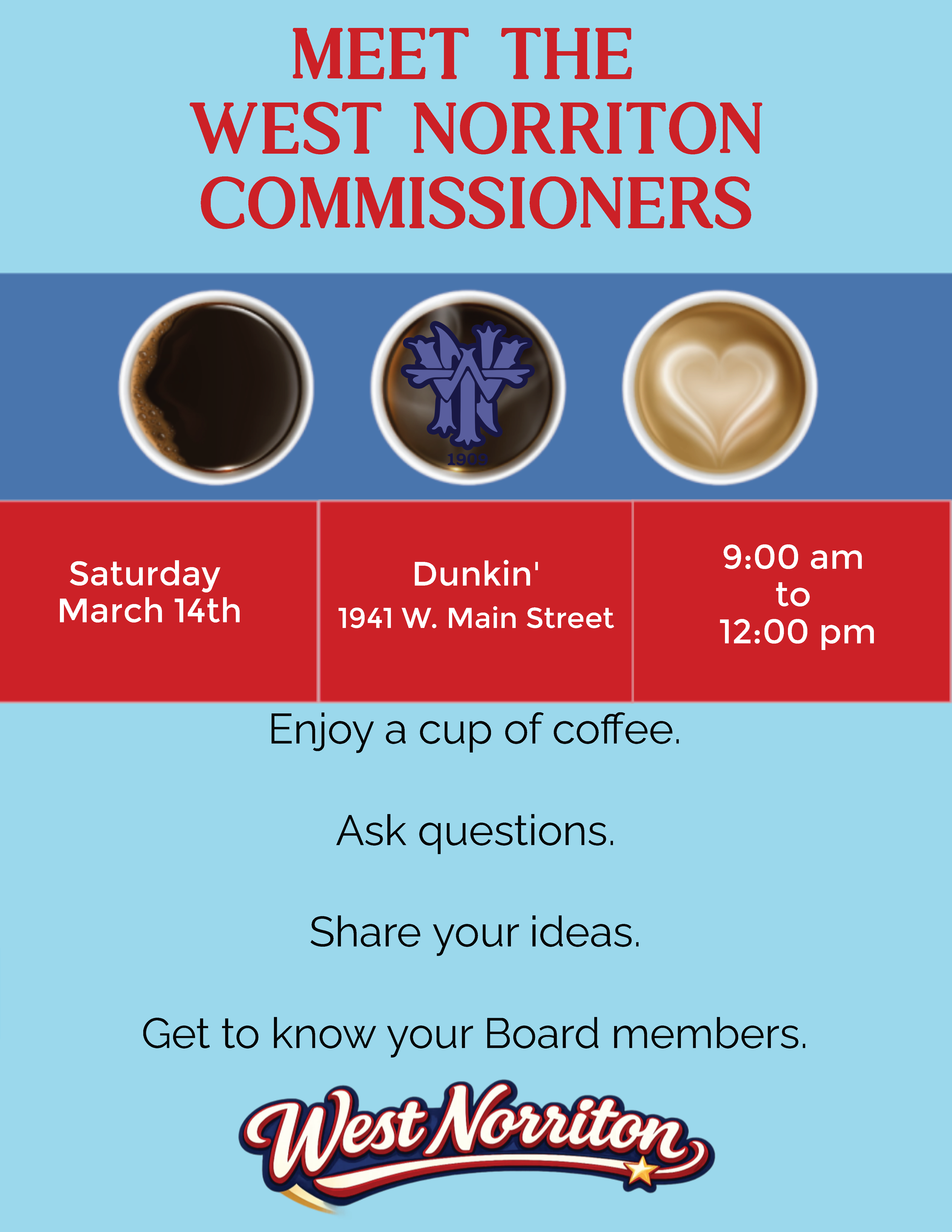 Coffee with a Commissioner 2026